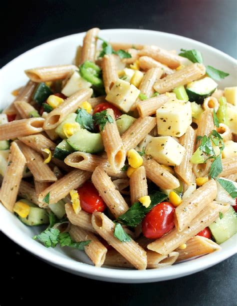 veggie italian pasta salad    vegan