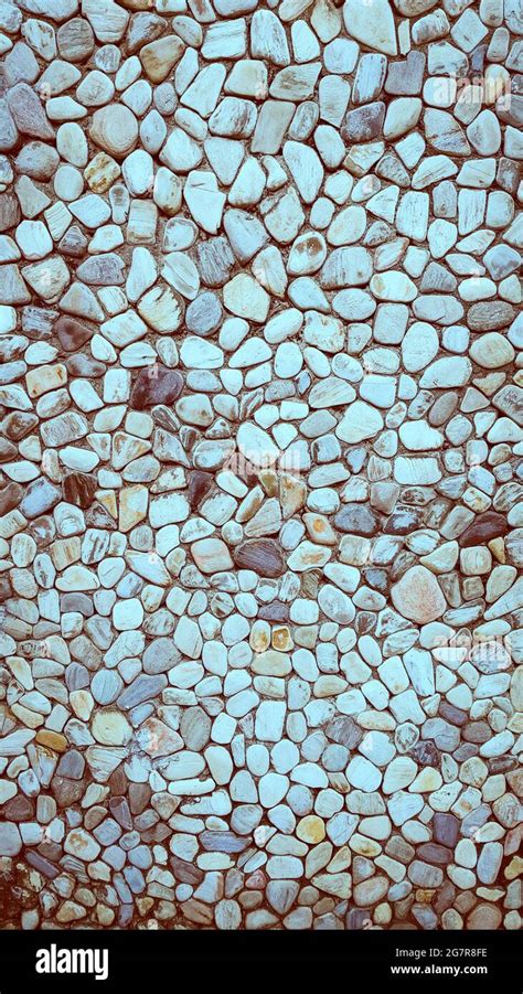 river rock wall texture background Stock Photo - Alamy