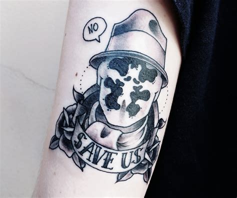 And I will whisper... #rorschach #tattoo #watchmen #rorschachtattoo # ...