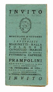 Casa d Arte Bragaglia Invito mercoledì 25 ottobre ore 17 i