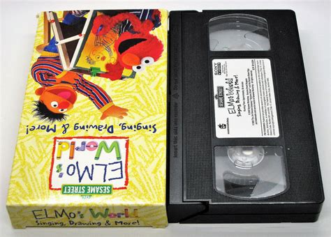 SESAME STREET ELMO S WORLD Singing Drawing More DO THE ALPHABET 2 VHS