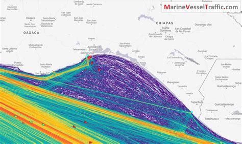 Gulf Of Tehuantepec Ships Marine Traffic Live Map Shiptraffic Net