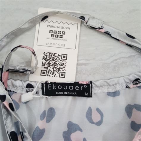 Ekouaer Intimates Sleepwear Sexy Lace Trim Night Wear Lingerie Size Med Poshmark