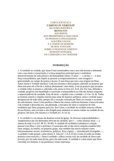 PDF CARTA ENCÍCLICA CARITAS IN VERITATEweb1 estadao br pdf