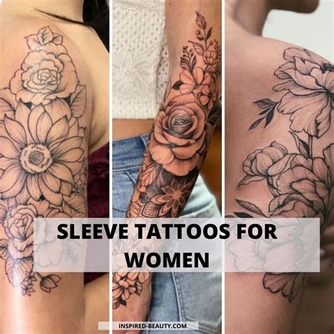 17 Unique Sleeve Tattoos For Women Inspired Beauty