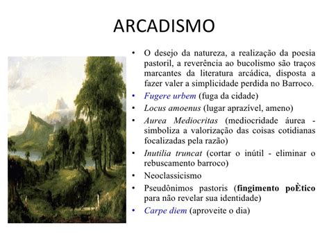 Dentre As Características Do Arcadismo Podemos Destacar