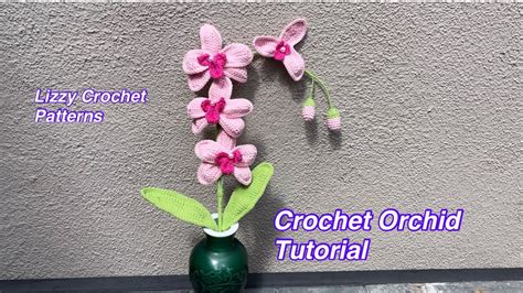 Hermosas Orquídeas a Crochet Flores para el Día de las Madres