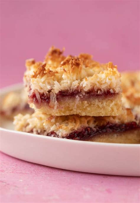 Perfect Coconut Jam Slice - Sweetest Menu