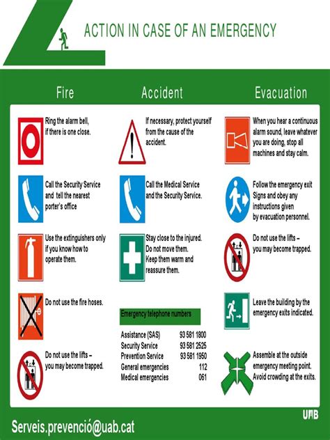 action  case   emergency sserveis