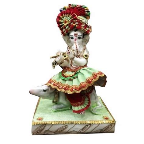 Inch White Marble Ganesh Ji Statue At Rs Meerut Id