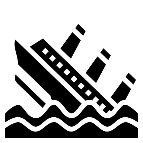 Sinking Ship Vector Svg Icon Svg Repo