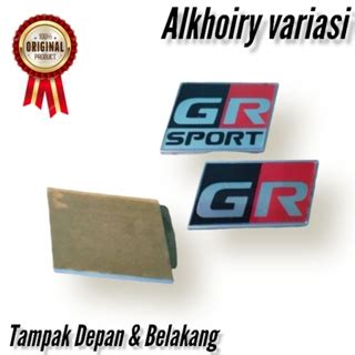 Jual Emblem GR Sport Tulisan GR Sport Stiker GR Sport Logo GR Sport