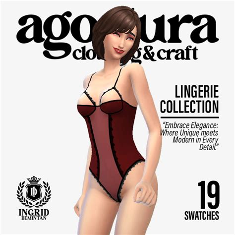 IDxA Lingerie Jenna The Sims 4 Create A Sim CurseForge