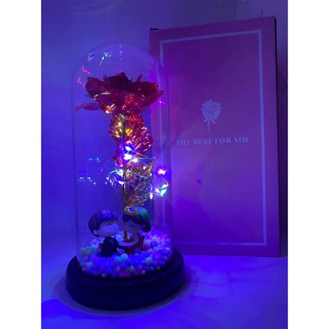 Jual Lampu Led Bunga Mawar Dekorasi Kamar Tidur Beauty And Beast Rose