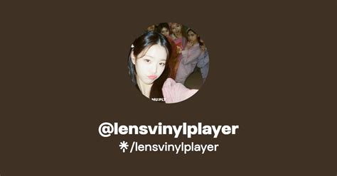 Lensvinylplayer Instagram TikTok Linktree