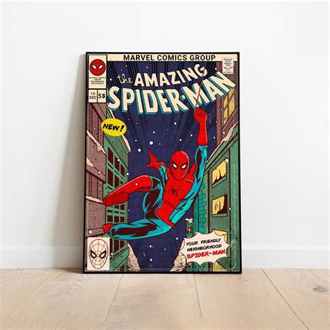 Spiderman Poster Avengers Poster Superhero Poster Designed Sold By