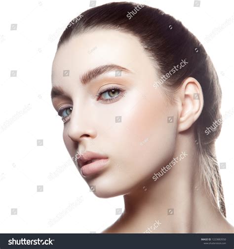 Beauty Closeup Portrait Model Girl Nude Stock Photo 1223883550 Shutterstock