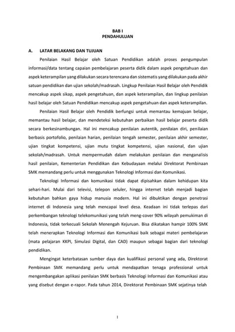 Panduan E Rapor Smk Pdf