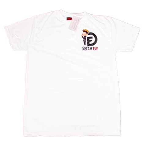 White Logo Tee – Dream Fly