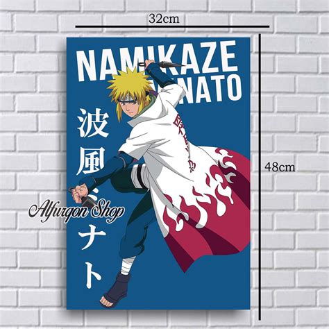 POSTER MINATO NAMIKAZE FOTO MINATO NAMIKAZE NARUTO SASUKE KAKASHI