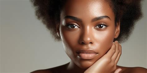 Premium Photo Beauty Portrait And Natural Face Of Black Woman With