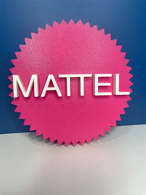 Pink Mattel Logo