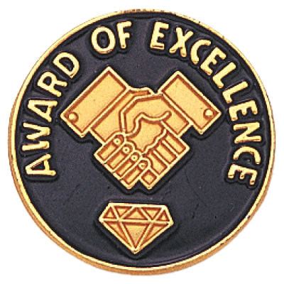 Award of Excellence Pin | awardshere.com