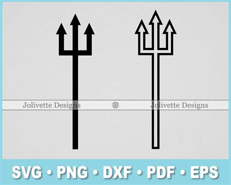 Pitchfork Trident Devil Clip Art Clipart Design Svg Files Png