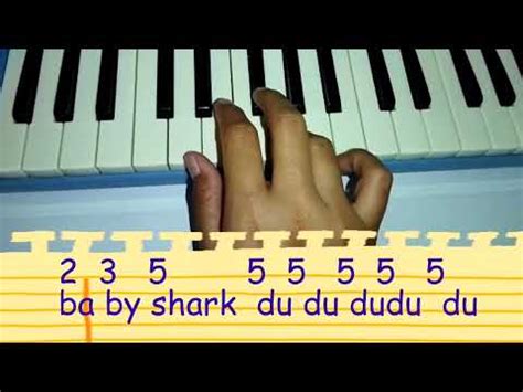 Belajar Pianika Lagu Baby Shark II Pemula YouTube