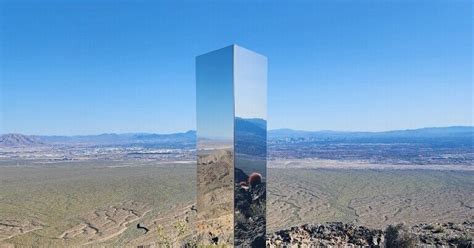 A Mysterious Monolith Appears Near Las Vegas Why Its Anyones Guess