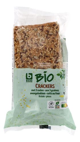 BONI BIO Crackers Avec 3 Graines 200g Colruyt Collect Go