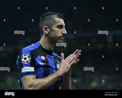 Milan Italy 16th May 2023 Henrikh Mkhitaryan Of FC Internazionale