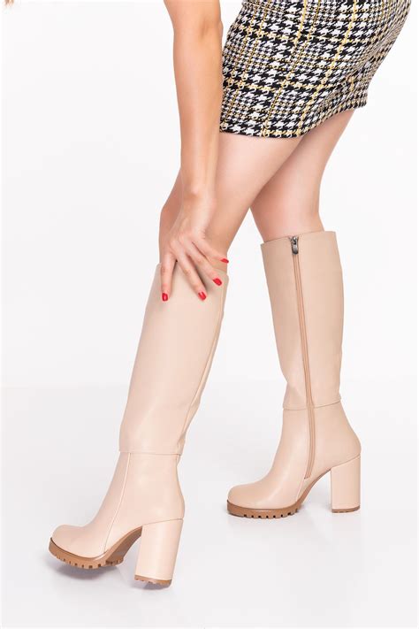 ÜNAL ÖZER Unal Özer Nude Cilt Kadın Günlük Çizme Un001 0118 Fiyatı Yorumları