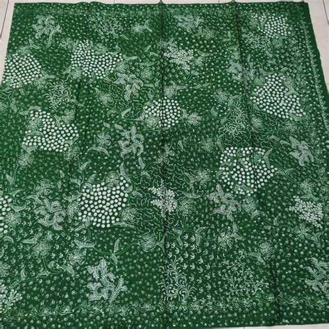 Jual Batik Tulis Lasem 1 Warna Hijau Tua Shopee Indonesia