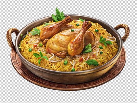 Premium PSD Tasty Chicken Biryani