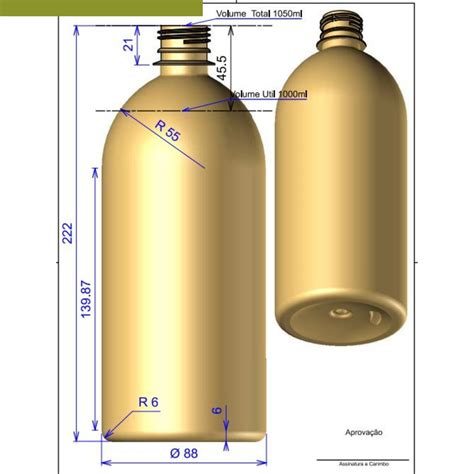 20 Frascos Pet Plástico 1 Litro 1000ml Tampa Lacre Mod 1