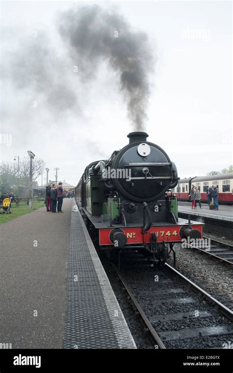 Train At Weybourne Station North Norfolk Railway Stock Photo Alamy