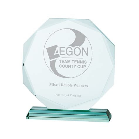 Engraved Premium Glass Trophy Premium Glass Award