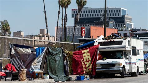 LA County says crime has spiked near RV encampments