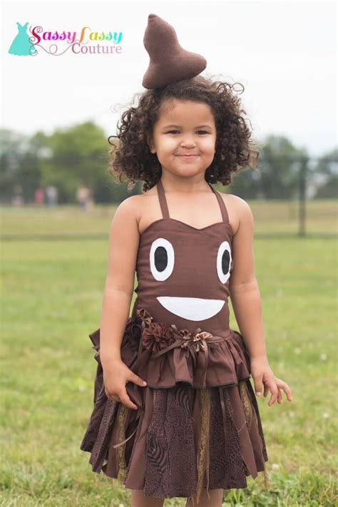 Poop Emoji Costume Emoji Costume Emoji Birthday Dress Girls - Etsy New ...