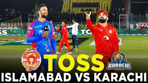 Psl 9 Toss Islamabad United Vs Karachi Kings Match 24 M2a1a