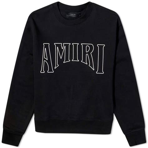 Amiri Sun Crew Sweat Black End Gb