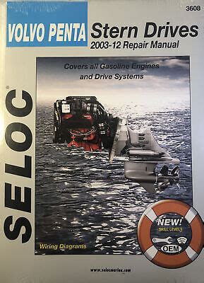 Seloc Repair Manual 18 03608 Volvo Penta Stern Drives Outboard Engine