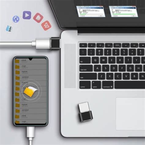 Adaptateur Otg Compact Et Pratique Pour Typec Vers Usb Avec Support De