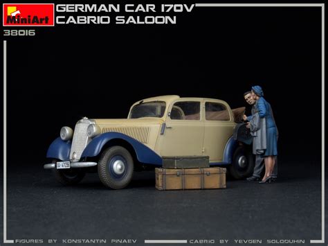 38016 GERMAN CAR 170V CABRIO SALOON by Konstantin Pinaev, Evgeniy Solodyhin – Miniart