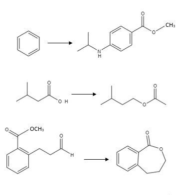 Propose reagents to synthesis the following molecules from the ...