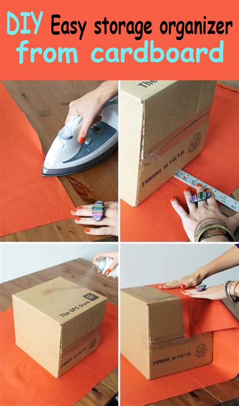 Diy Easy Storage Organizer From Cardboard Artofit