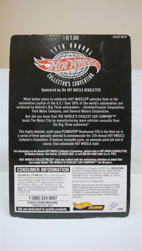 Yahoo オークション 絶版 美品 HOT WHEELS 13TH ANNUAL COLLECTOR S