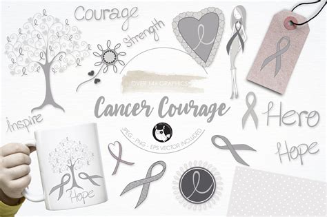 Cancer awareness illustration pack | Illustrations ~ Creative Market