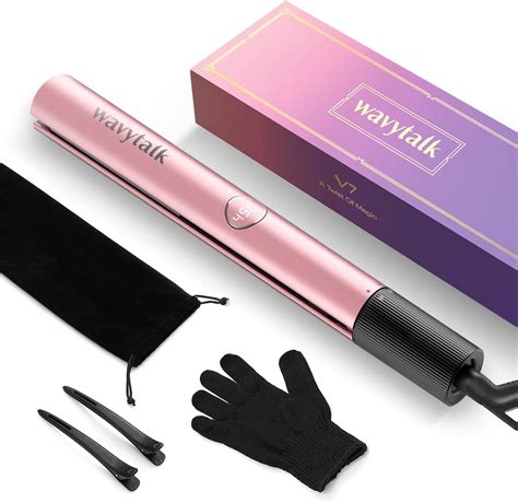 Amazon Wavytalk Hair Straightener Flat Iron Titanium Flat Iron